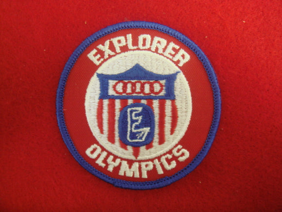 Explorer Olympics 3 Round Patch