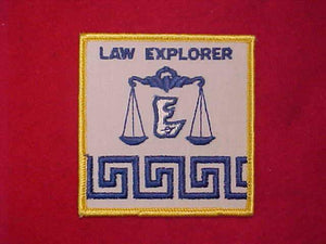 LAW EXPLORER PATCH, 3X3" SQUARE