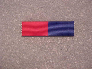 LAW EXPLORER PROFICIENCY RIBBON, RED/BLUE, LAW ENFORCEMENT TRAINING, 1986-98