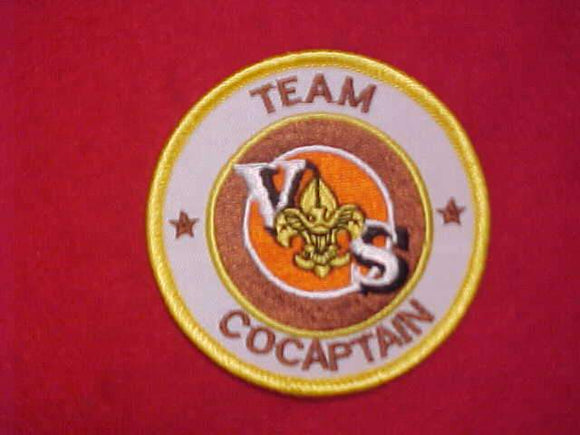 VARSITY SCOUT PATCH, TEAM COCAPTAIN (NO HYPHEN, ERROR)