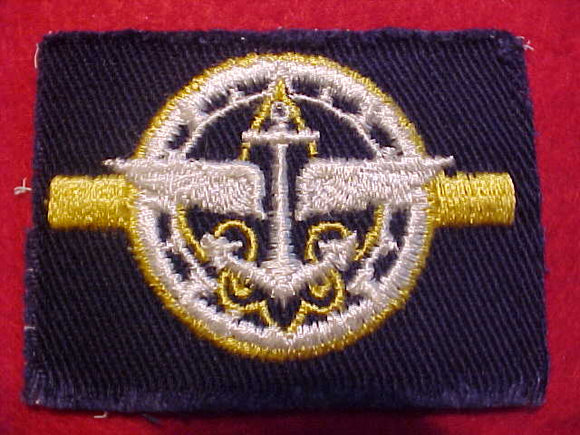 EXPLORER PATCH, ASSISTANT CREW LEADER ON DK. BLUE  TWILL, 1946-53