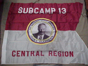 2001 NJ FLAG, 51 X 64", SUBCAMP 13, CENTRAL REGION