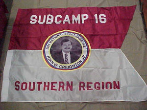 2001 NJ FLAG, 51 X 64", SUBCAMP 16, SOUTHERN REGION