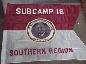 2001 NJ FLAG, 51 X 64", SUBCAMP 18, SOUTHERN REGION
