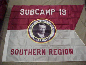 2001 NJ FLAG, 51 X 64", SUBCAMP 19, SOUTHERN REGION