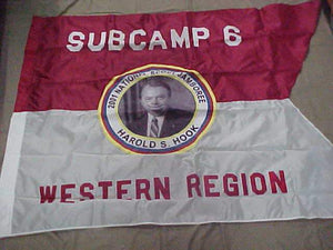 2001 NJ FLAG, 51 X 64", SUBCAMP 6, WESTERN REGION