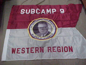 2001 NJ FLAG, 51 X 64", SUBCAMP 9, WESTERN REGION