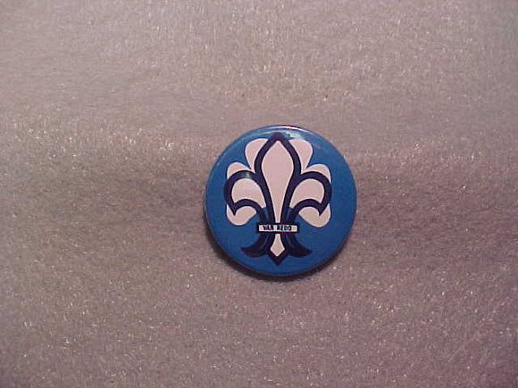Sweden pin back button, 31mm diam.