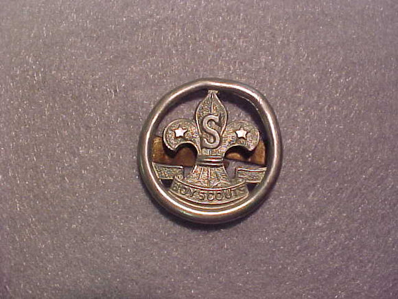 British Senior Scout hat pin, 31mm diam., old