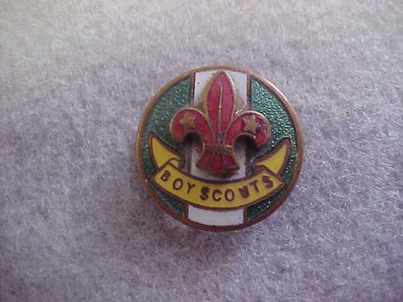British Boy Scout Group Scoutmaster pin,post-WWII,19 mm diameter