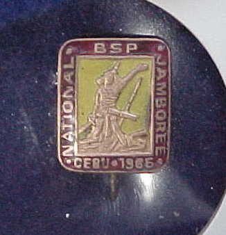 PHILIPPINES NATIONAL JAMBOREE BOY SCOUT STICK PIN, 1965
