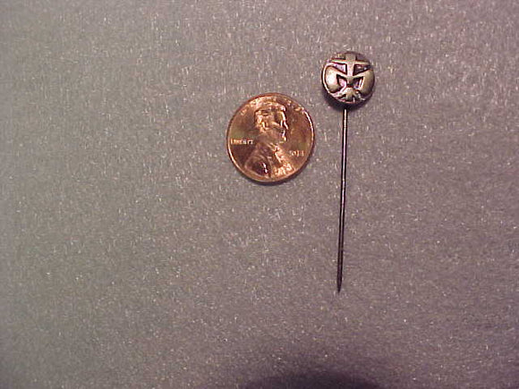 Germany stick pin, D.P.S.G., emblem 12mm diam., pin 43mm