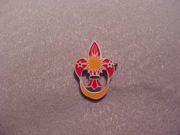 Malaysia Boy Scout pin, plastic, 21x36mm