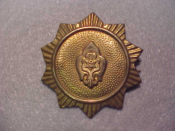 Nepal hat pin, 48mm diam., old, rare