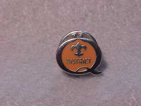 2006 QUALITY DISTRICT PIN, YELLOW/SILVER