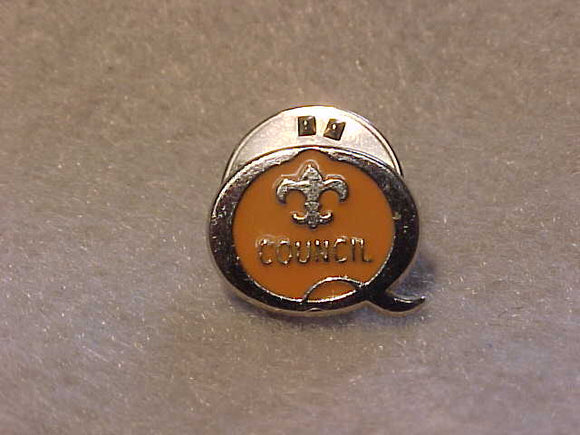 2006 QUALITY COUNCIL PIN, YELLOW/SILVER