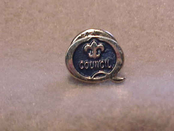1998 QUALITY COUNCIL PIN, BLUE/SILVER