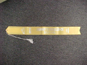 2013 JOURNEY TO EXCELLENCE GOLD LEVEL UNIT AWARD RIBBON