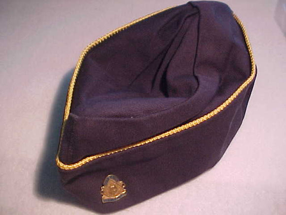 CUB SCOUT HAT, DEN MOTHER, 1940'S, METAL PIN STITCHED IN PLACE, UNKNOWN SIZE, EXCELLENT COND.