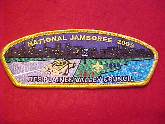 2005 NJ, DES PLAINES VALLEY COUNCIL, YELLOW BDR.