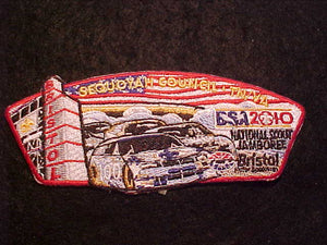 2010 NJ, SEQUOYAH COUNCIL, BRISTOL MOTOR SPEEDWAY, NASCAR, RED C/E