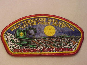 2010 NJ, WEST TENNESSEE AREA COUNCIL, "COTTON PICKIN' PATCH"