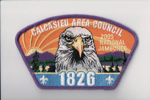 2005 Calcasieu AC purple border, troop 1826