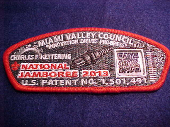 2013 MIAMI VALLEY, CHARLES F KETTERING, RED BORDER
