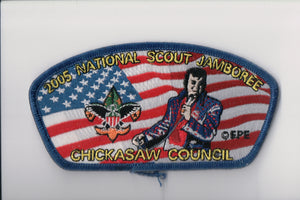 2005 Chickasaw C Elvis Presley, blue bdr.