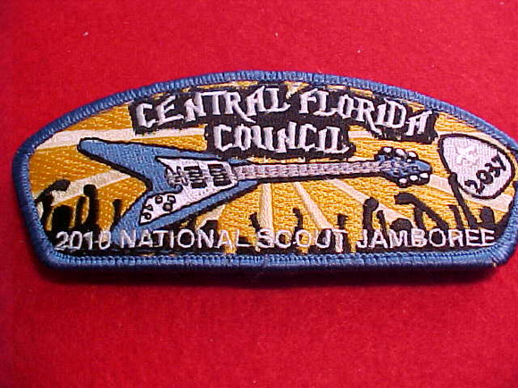 2010 CENTRAL FLORIDA, TROOP 2037, WITH GUITAR RIFF MUSIC CHIP