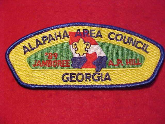 1989 NJ JSP, ALAPAHA AREA C., GEORGIA, BLUE BDR.