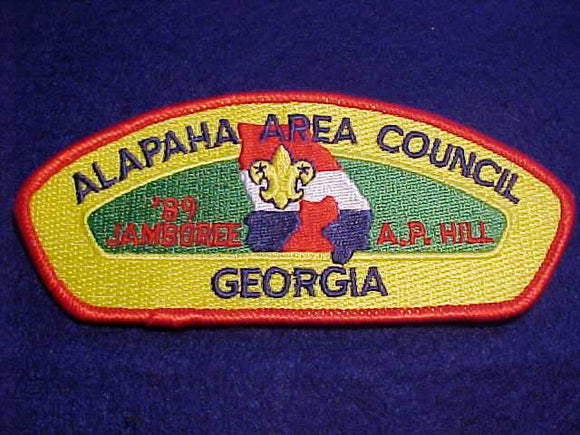 1989 NJ JSP, ALAPAHA AREA C., GEORGIA, RED BDR.