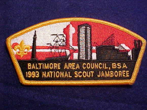1993 NJ JSP, BALTIMORE AREA C., YELLOW BDR.