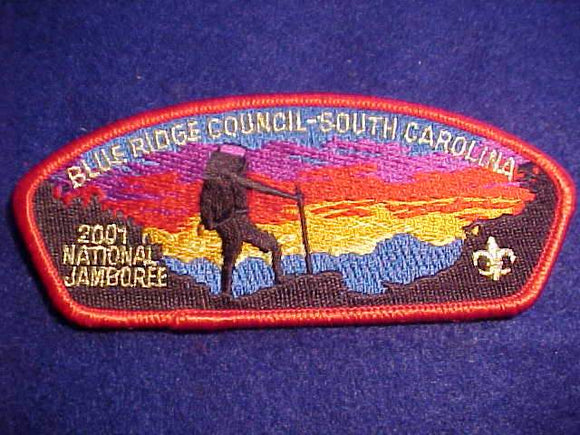 2001 NJ JSP, BLUE RIDGE C., SOUTH CAROLINA, RED BDR.