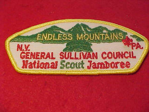 1989 NJ JSP, GENERAL SULLIVAN C., N. Y. - PA., "ENDLESS MOUNTAINS"
