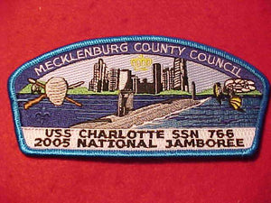 2005 NJ JSP, MECKLENBURG COUNTY C., USS CHARLOTTE SSN 766, BLUE BDR.