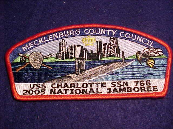 2005 NJ JSP, MECKLENBURG COUNTY C., USS CHARLOTTE SSN 766, RED BDR.