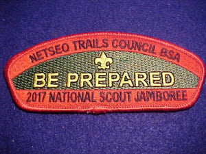 2017 NJ JSP, NETSEO TRAILS C., "BE PREPARED"