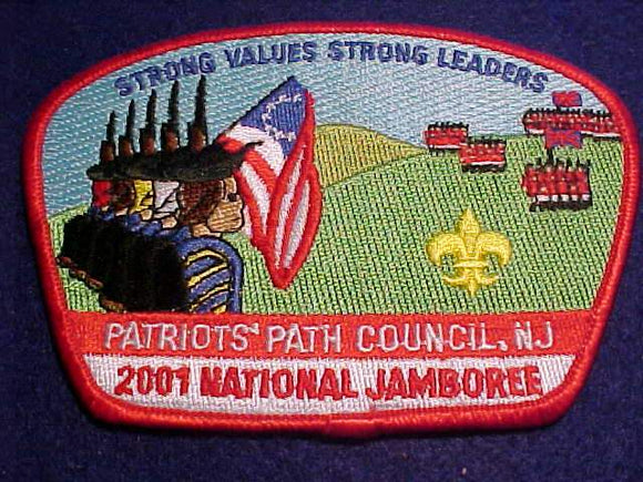 2001 NJ JSP, PATRIOTS' PATH C., RED BDR.