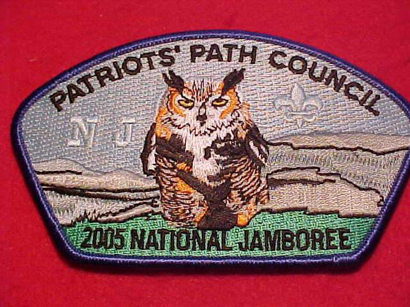 2005 NJ JSP, PATRIOTS' PATH C., BLUE BDR.
