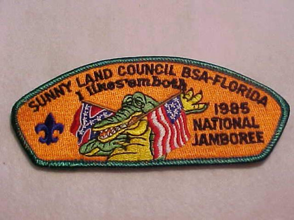 1985 NJ JSP, SUNNY LAND C. BLUE FDL, GREEN BDR.