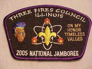 2005 NJ JSP, THREE FIRES C., ILLINOIS, PURPLE BDR.