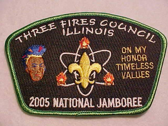 2005 NJ JSP, THREE FIRES C., ILLINOIS, GREEN BDR.