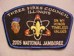 2005 NJ JSP, THREE FIRES C., ILLINOIS, BLUE BDR.