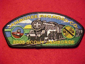 2005 NJ JSP, JAMBOREE RAILROAD CO., RAILROAD MERIT BADGE STAFF