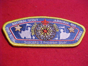 2010 NJ JSP, NORTHEAST REGION, SUBCAMP 2, PROGRAM STAFF, PORT ROYAL, VIRGINIA, YELLOW BDR.