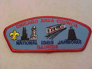 1989 JSP, CHICAGO AREA C., ILLINOIS, RED BDR.
