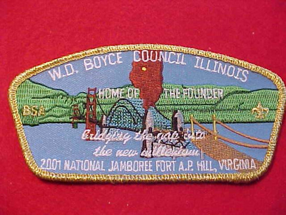2001 JSP, W. D. BOYCE C., ILLINOIS, HOME OF THE FOUNDER, GMY BDR.