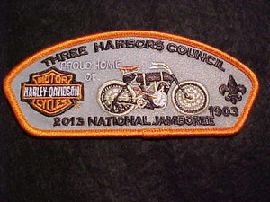 2013 THREE HARBORS C., PROUD HOME OF HARLEY DAVIDSON MOTORCYCLES