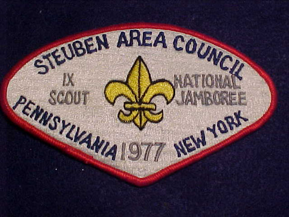 1977 NJ, STEUBEN AREA C., PENNSYLVANIA - NEW YORK, FULLY EMBROIDERED